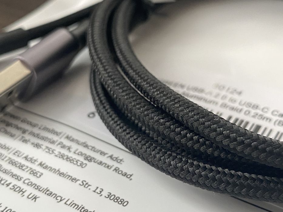 UGreen type-A - type-c 1,5m/0,25m