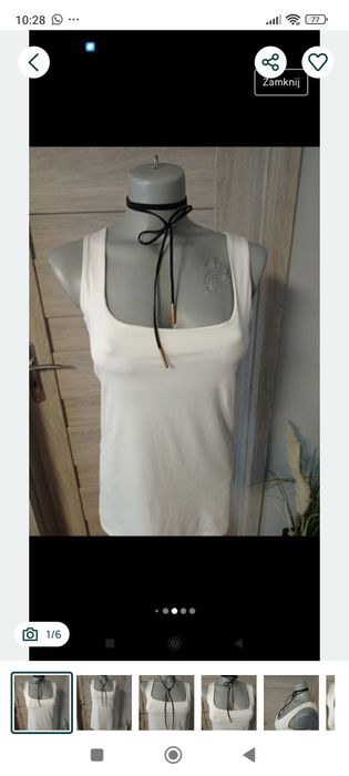 Choker czarny na wiązanie