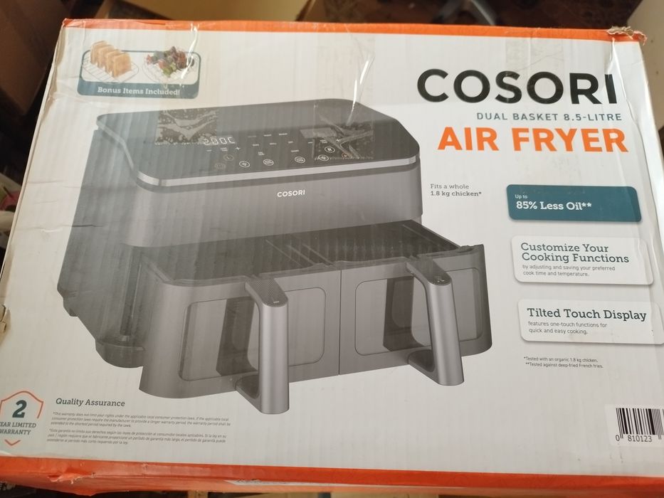 Cosori R901 dwie szuflady 8.5l frytkownica beztłuszczowa