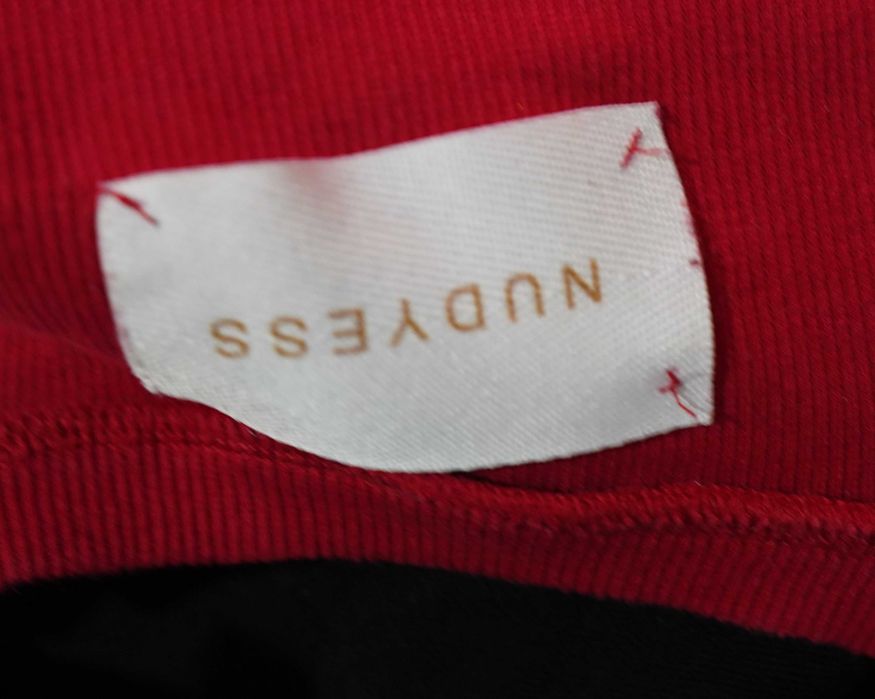 Sukienka czerwona midi Nudyess