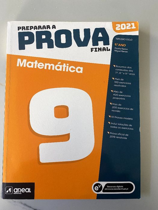Livro de matemática 9.Ano preparar a prova