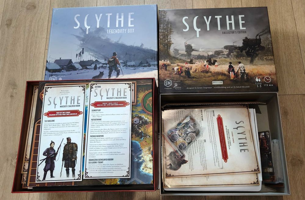 Scythe - zestaw ze wszystkimi dodatkami