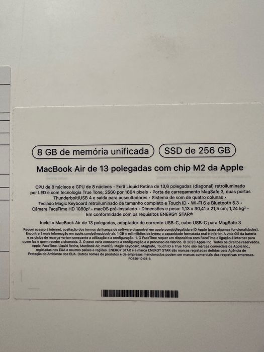 Portátil Mac Book Air