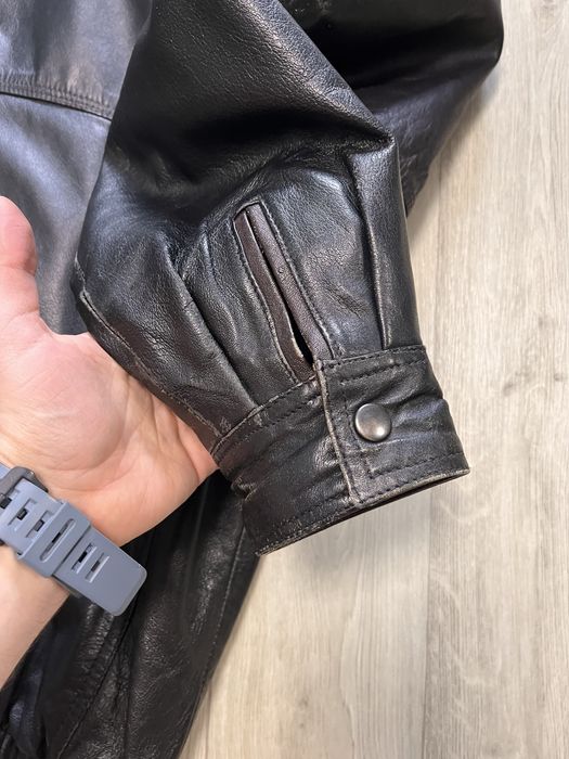 Вінтажний шкіряний бомбер A-2 Пілот