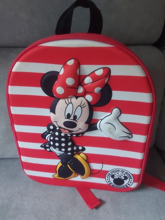 Mochila pré-escolar minnie.