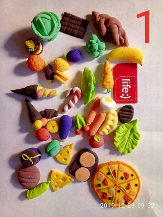 Еда игрушечная, для барби, лол, пет шоп, цена за набор