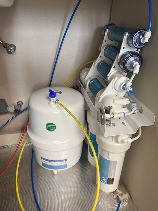 Покращена 7 ступ система зворот осмосу Organic Smart Osmo 7, є монтаж