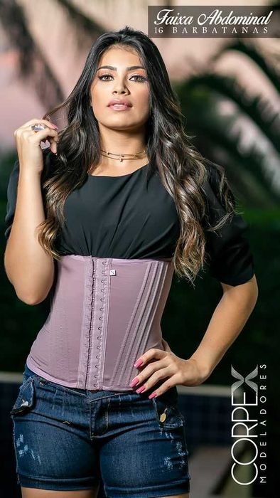Modelador abdominal 16 barbatanas (faixa) 50% OFF
