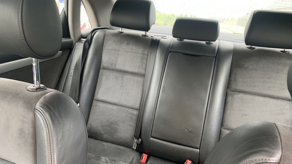 AUDI A4 B6 B7 S4 ALKANTARA fotele skóra boczki komplet półskóra