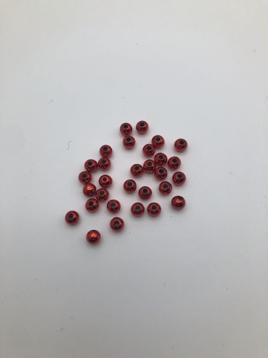 Koraliki czerwone zestaw 30 szt „6”