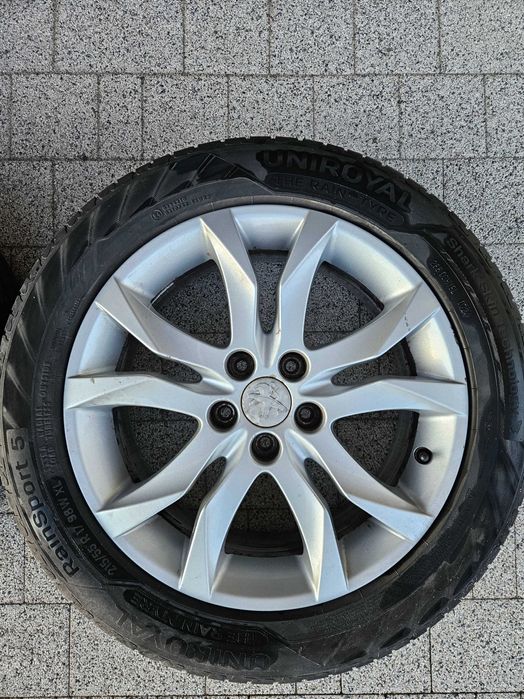 Komplet kół letnich 17 cali, 5x108, 215/55 Peugeot 508