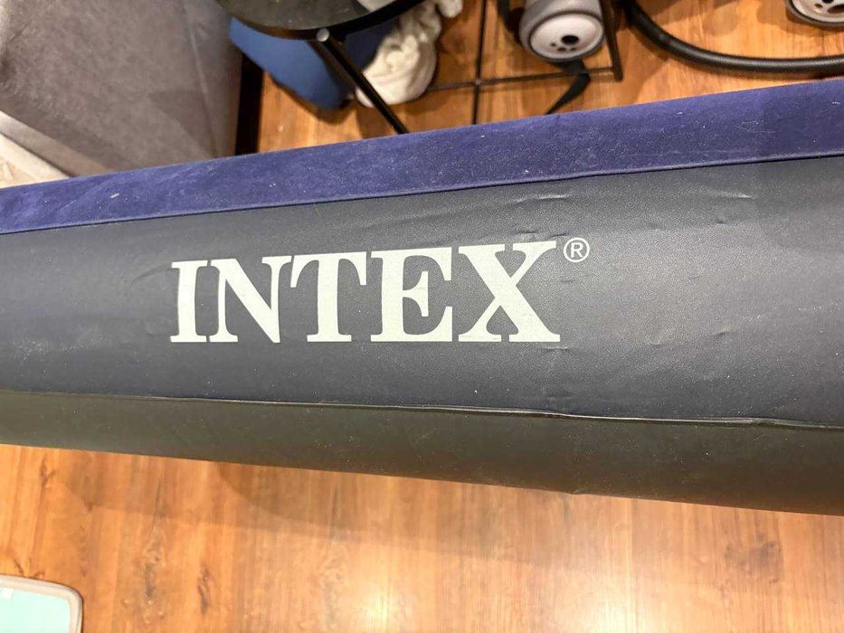 Intex Materac, Granatowy/Czarny, 191 x 76 x 25 cm