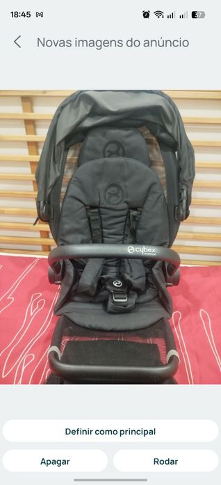 Assento Cybex Platinum MIOS (Preto) – Apenas o Assento