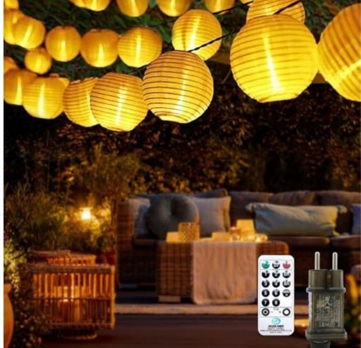 Lampki choinkowe Bigzom LED, zewnętrzne, i wewnętrzne elektryczne