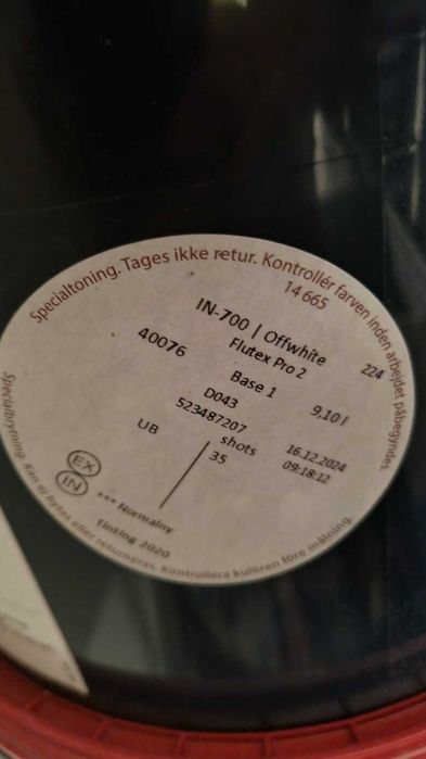 Farba Flügger Flutex Pro biała 10 L