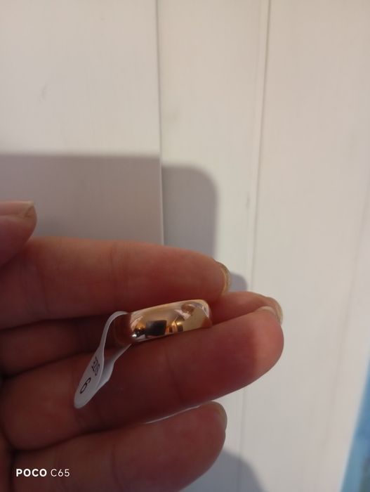 Обручка жіноча 16,17, 18, 19,20,21 розмір (медичне золото)