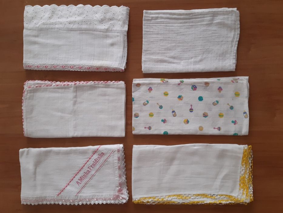 6 Fraldas de Bebé Menina