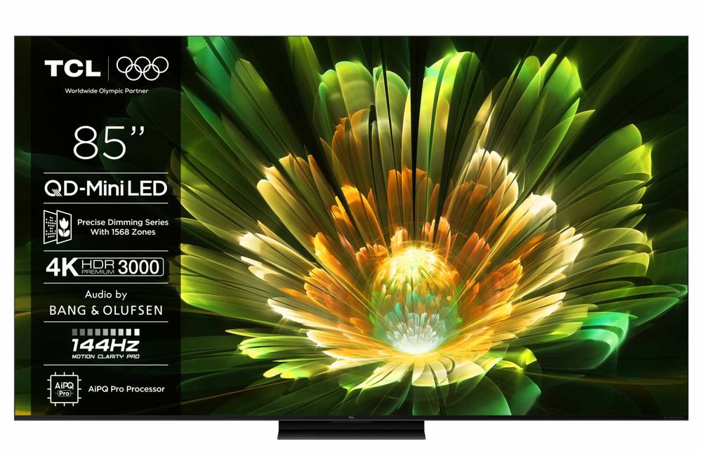 Телевізор TCL 85C7K 4K QD-міні LED Google TV НОВИНКА 2025-2026 року!