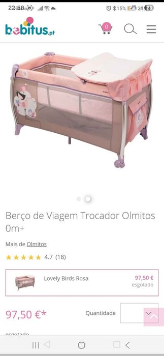 Parque / Berço de viagem