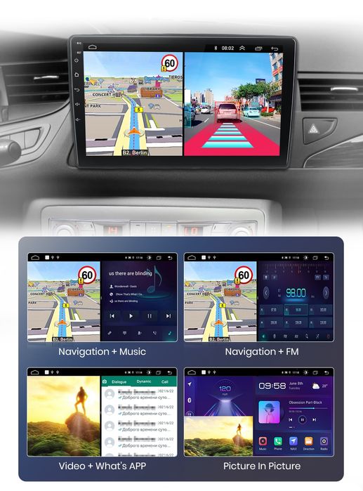 Rádio 10" android Citroen C5 2008 a 2017 CARPLAY WIFI GPS 2/32GB Novo