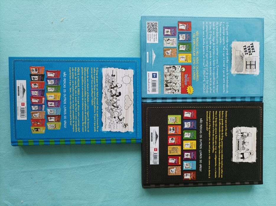 Livros diário de um banana e escola