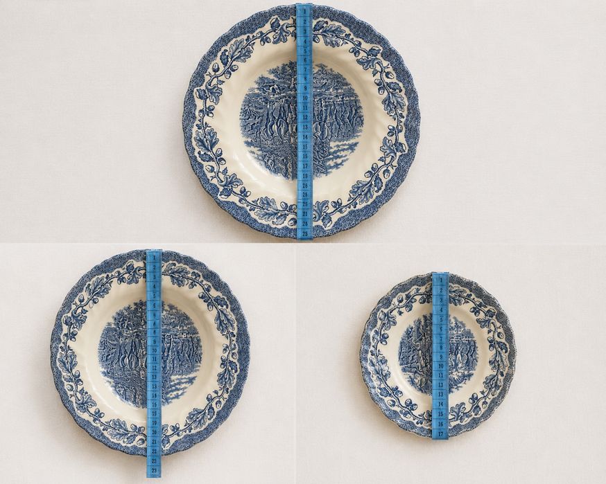 Serviço de Jantar Vintage Myott Meakin – Made in England – 18 Peças