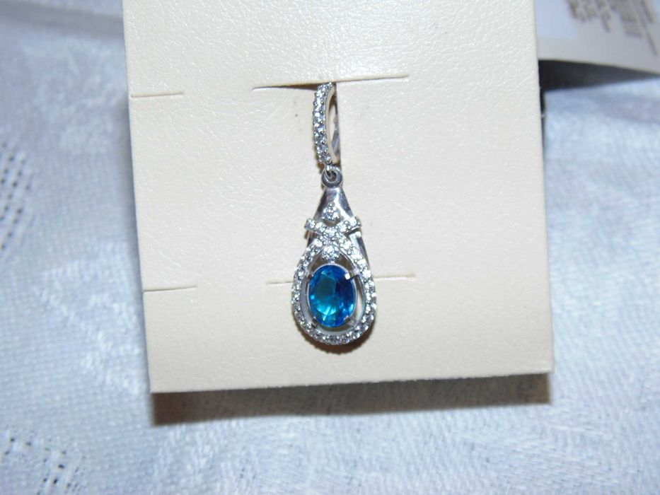 Срібний кулон з підвіскою 925 проби Золотий вік у брендовій коробці