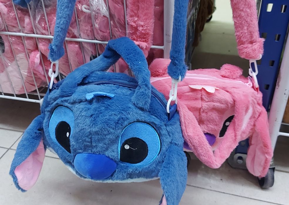Bolsas tiracolo Stitch e angel