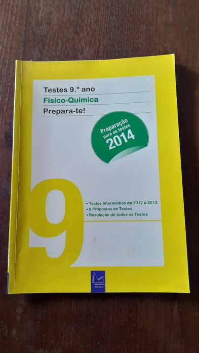 Testes 9.° ano Físico-Química Prepara-te