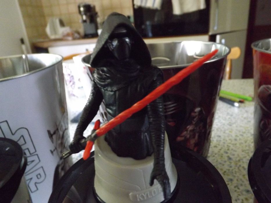 Kubełek na pop corn, kubki kinowe, figurki star wars