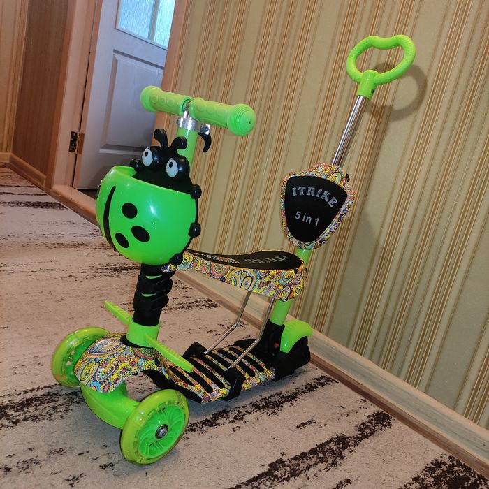 Дитячий самокат 5в1 Best Scooter Zombie