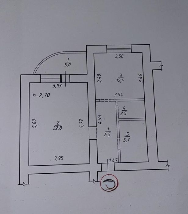Продам 1 кімнатну квартиру в новобудові