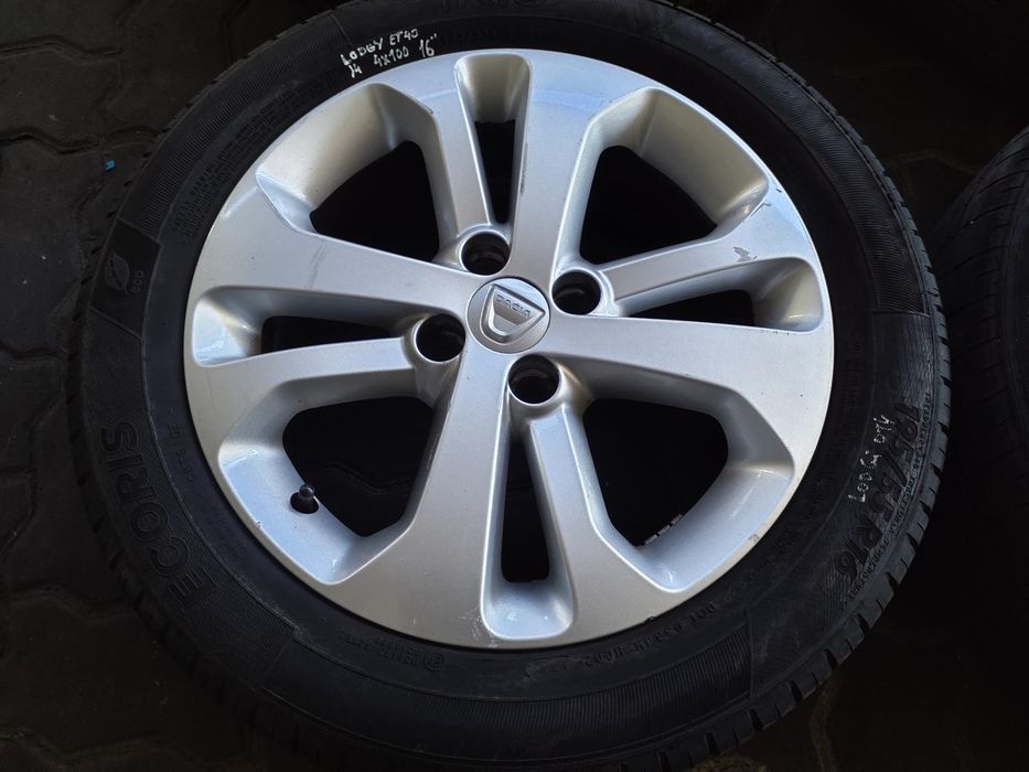 Jantes DACIA R16 com pneus 195/55 furação 4x100
