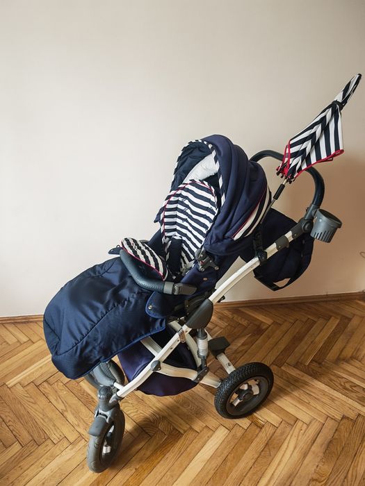 Wózek tako marine 3w1 plus baza ISOFIX do nosidełka