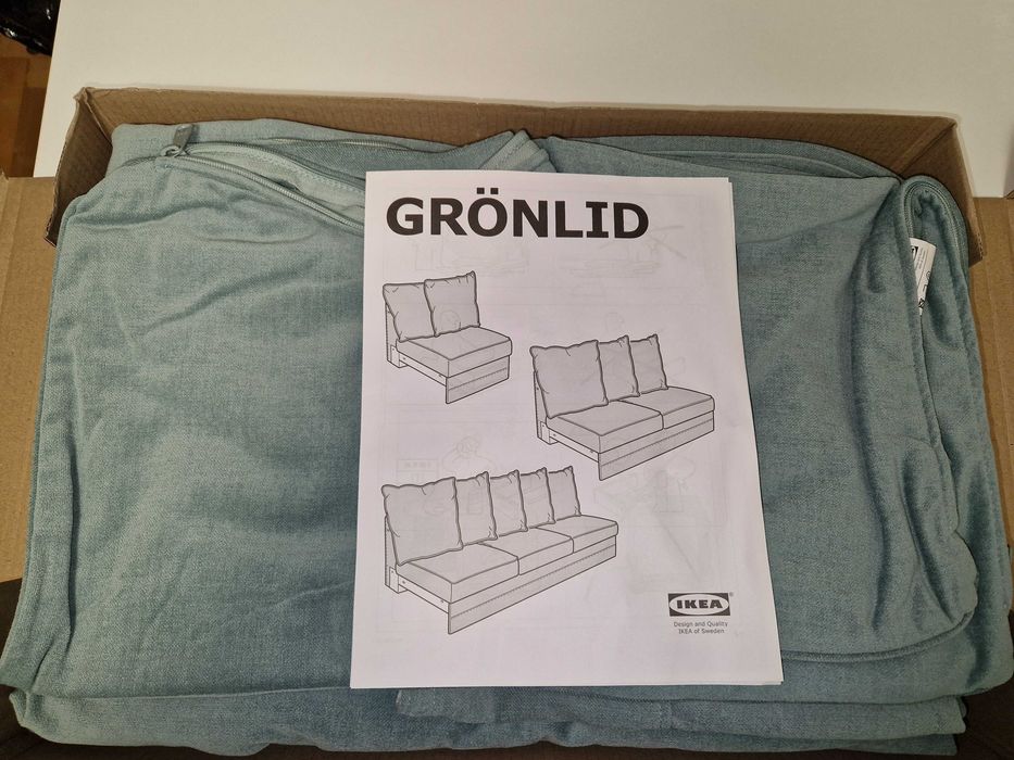 Pokrowiec na dwuosobową nierozkładaną kanapę Gronlid IKEA
