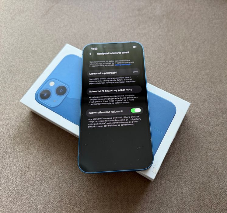 Iphone 13 niebieski 128gb