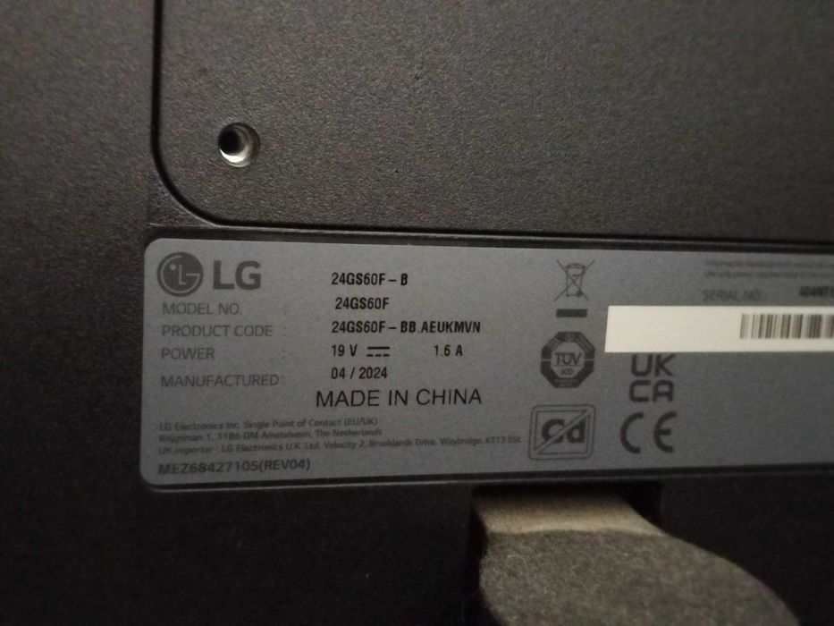 Monitor gaming LG 24gs60f-b