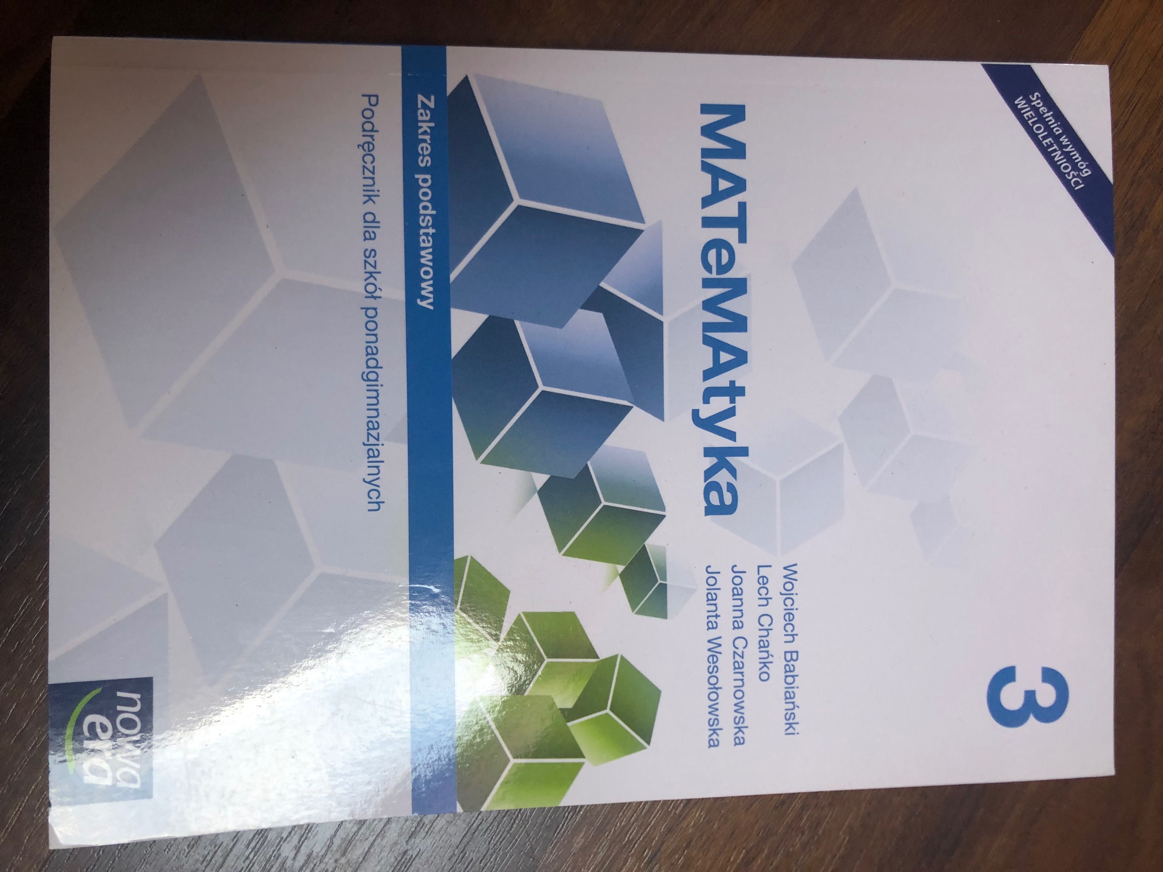 Matematyka Nowa Era Liceum 3 Matematyka 3 nowa era Białystok Dziesięciny II • OLX.pl