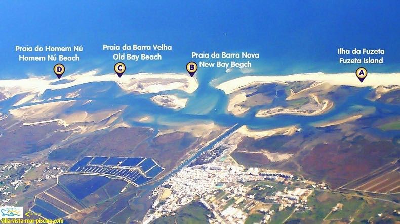 T1-T2 Vista Mar e Piscina na Fuseta-Moncarapacho em Olhão no Algarve