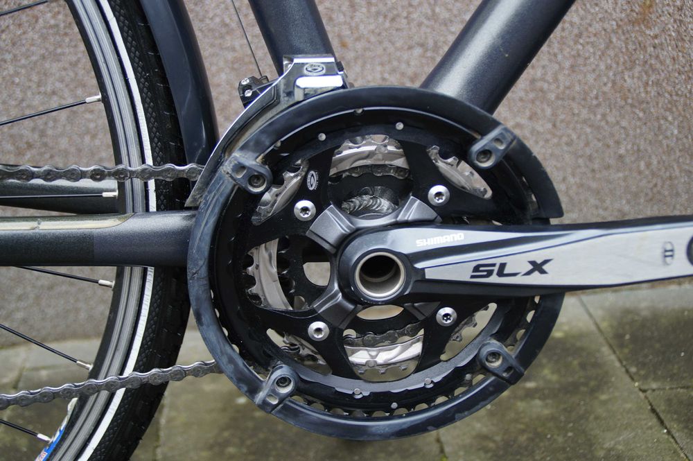 Rower trekkingowy pakiet shimano SLX