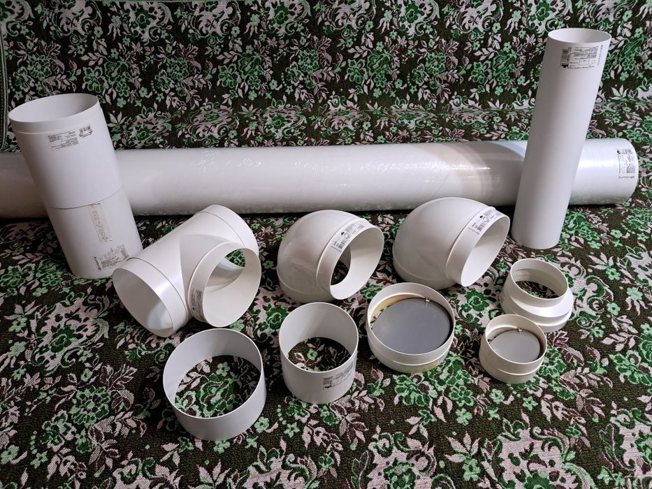 Труби вентиляційні,патрубки ,,VENTS".