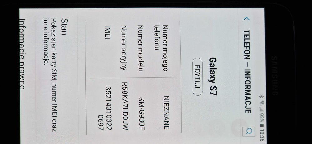 samsung Galaxy S7 - super zadbany