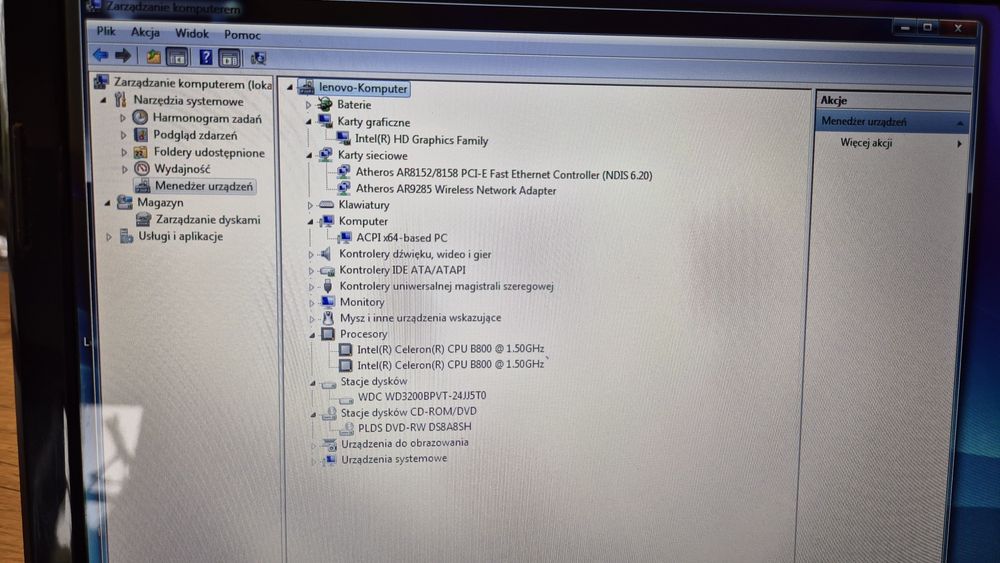 Laptop Lenovo G770. 320GB, 4GB Ram. Stan bardzo dobry.