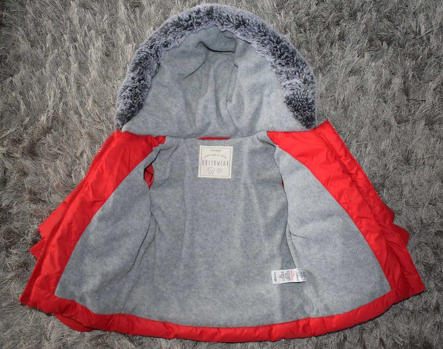 Zimowa pikowana kurtka George 3-6 m-cy Nowa