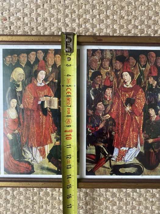 Painéis de São Vicente emoldurado,antigo