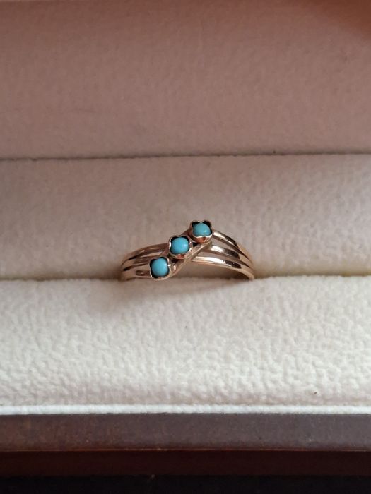 Złoty Warmet stan igła 585 średnica 18,5cm