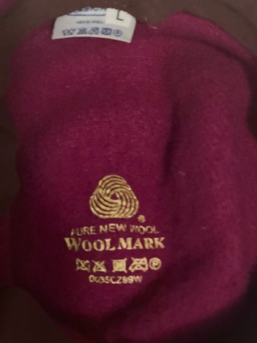 Czapka beret wełniany