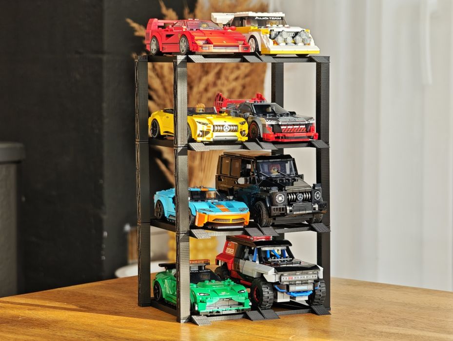 Garaż na 8 samochodów LEGO Speed Champions