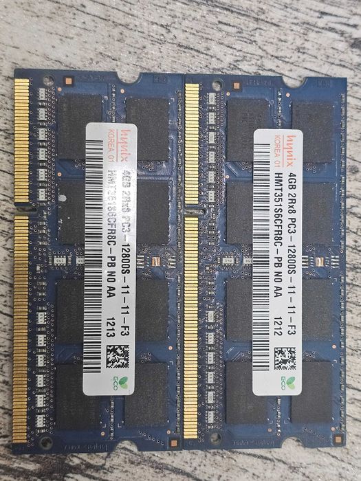 ОЗУ DDR3 4Gb Elpida, Hynix, Samsung 1600МГц 1333МГц
