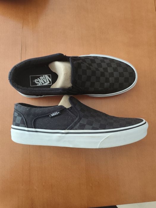Sapatilhas Vans slip on axadrezados